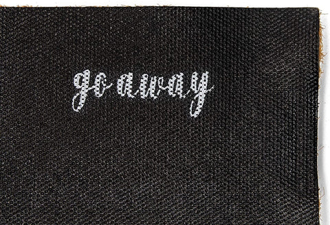 Juvale Welcome Mat modern natural design complements various decors.