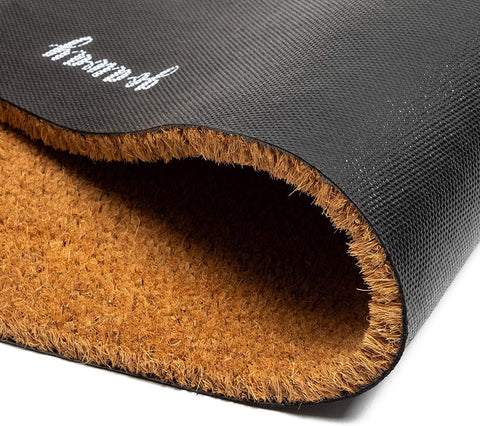 Juvale Welcome Mat with stable backing ensuring a non-slip surface.