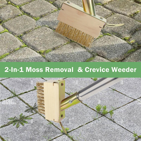 Juxifyron dual brush heads for replacement and long-lasting weed removal performance.
