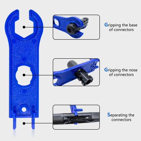 JUYLTOOL 40 pairs connectors for PV wiring in parallel setups.
