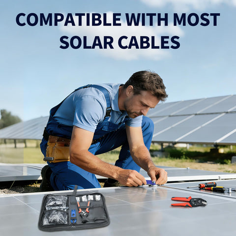 JUYLTOOL kit set up for on-site solar projects under varied weather