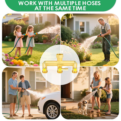 Jvgoo brass design emphasizes durability for outdoor use.