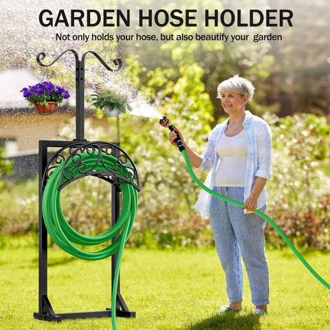 Jvgoo easy-install detachable design lets you relocate the hose holder quickly.