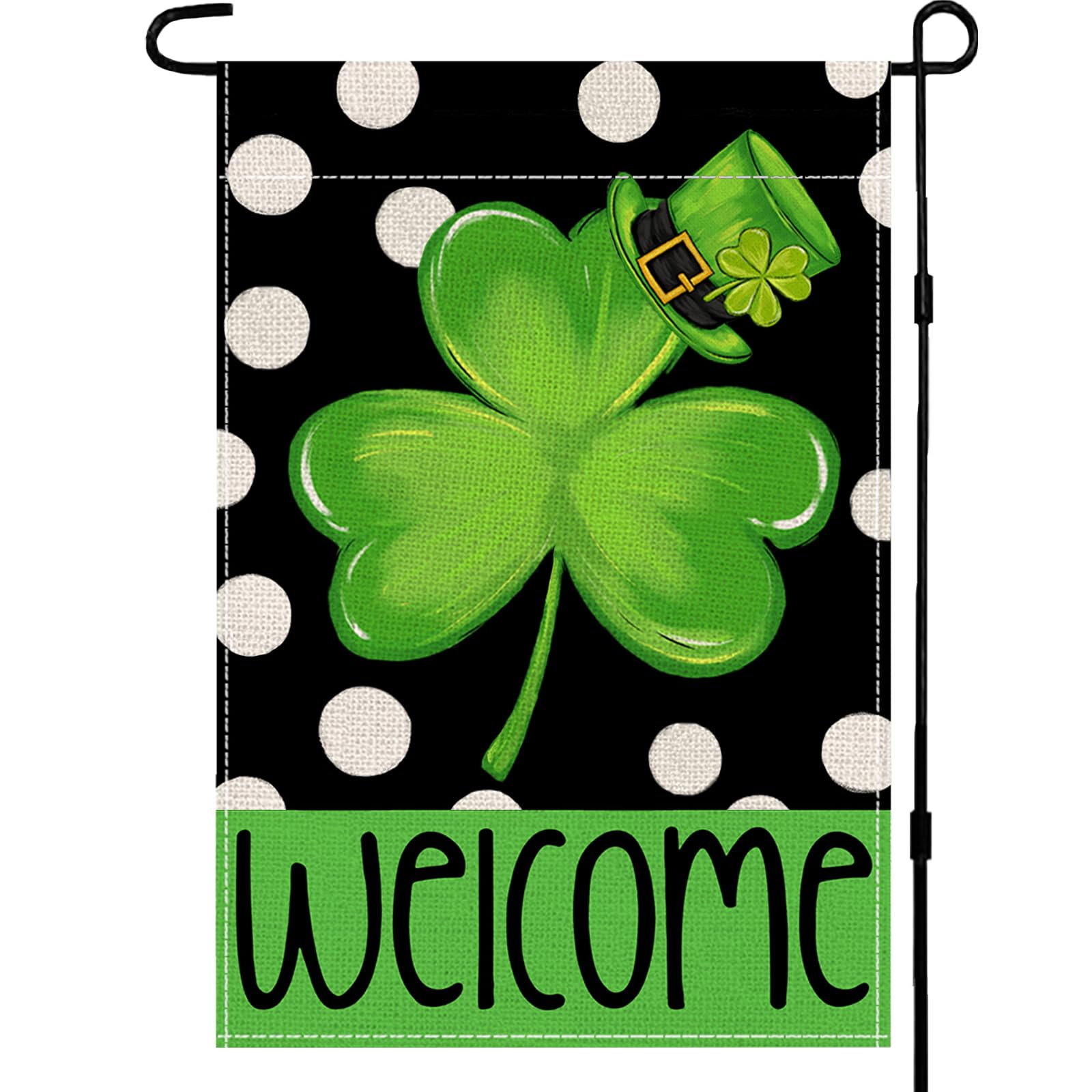 JVUZIQ spring garden flag 12x18 double-sided for outdoor curb appeal