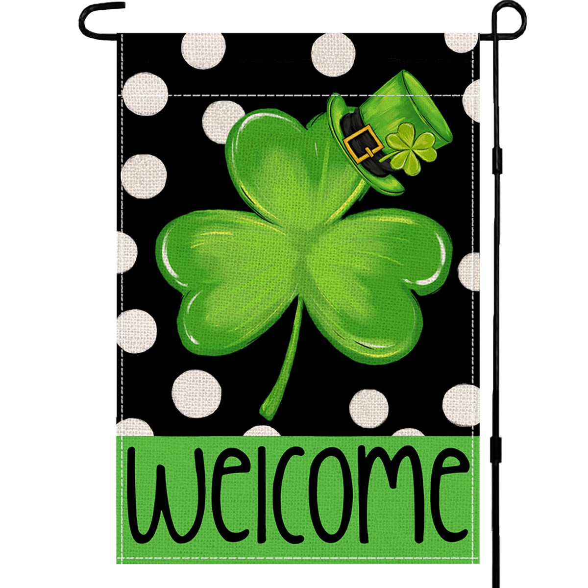 JVUZIQ spring garden flag 12x18 double-sided for outdoor curb appeal