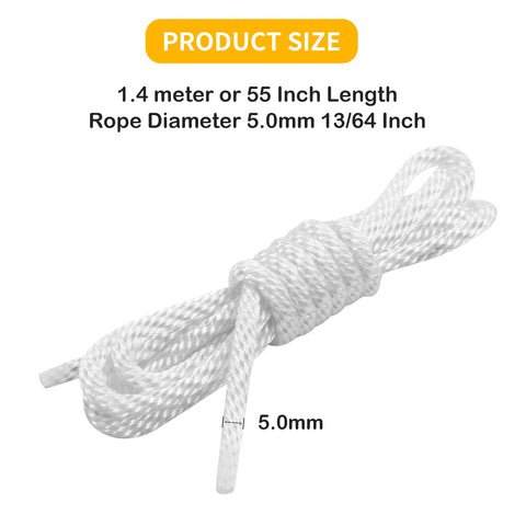 Jwodo tiller pull cord replacement for reliable engine starts.