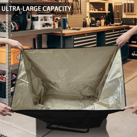 JXE JXO Faraday Bag’s extra-large interior keeps generators, panels, and accessories organized.