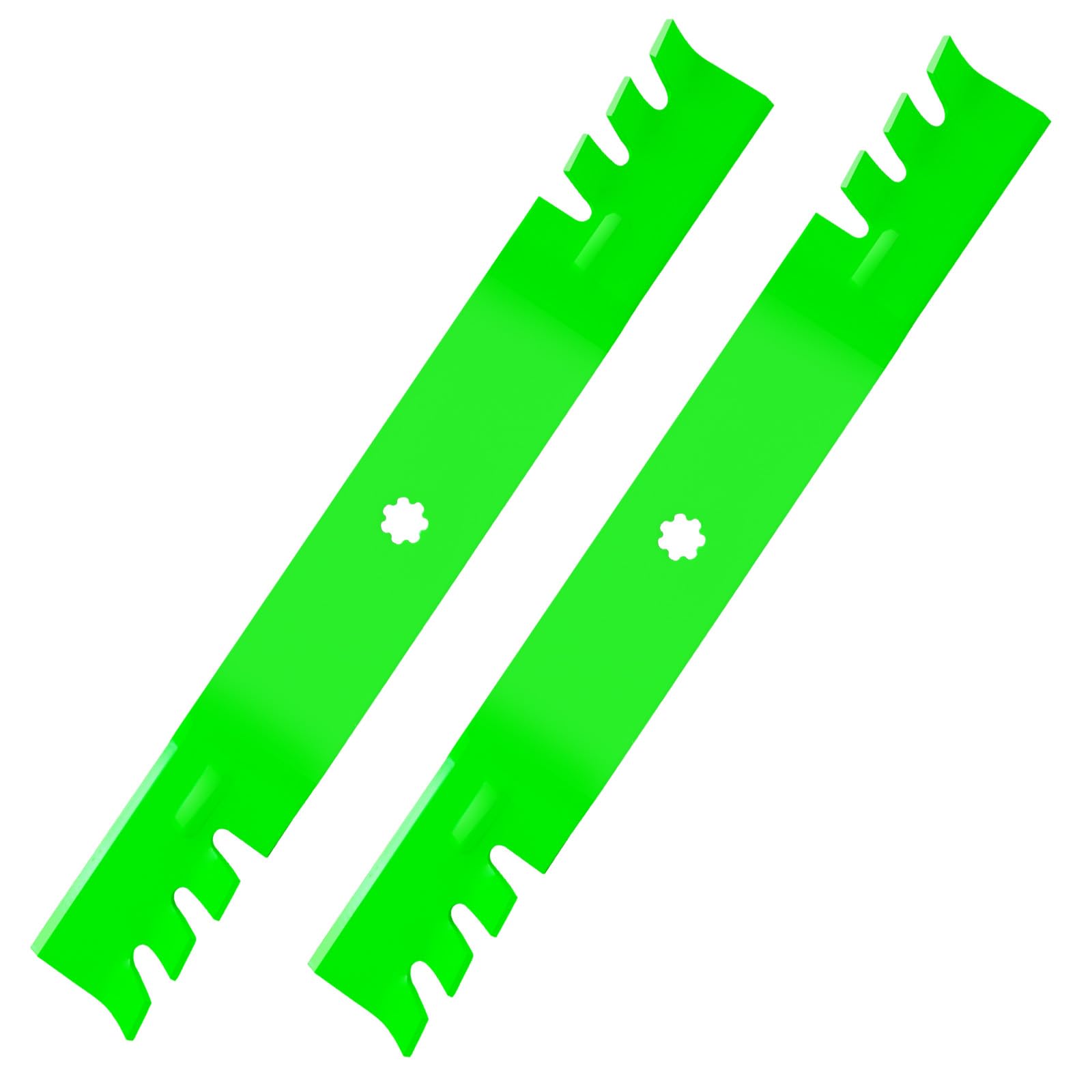 JXJKCZ 42inch deck blades for John Deere D series with mulching edge.