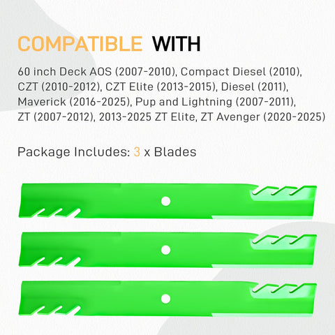 JXJKCZ AOS Compact Diesel 60in blade for tough jobs
