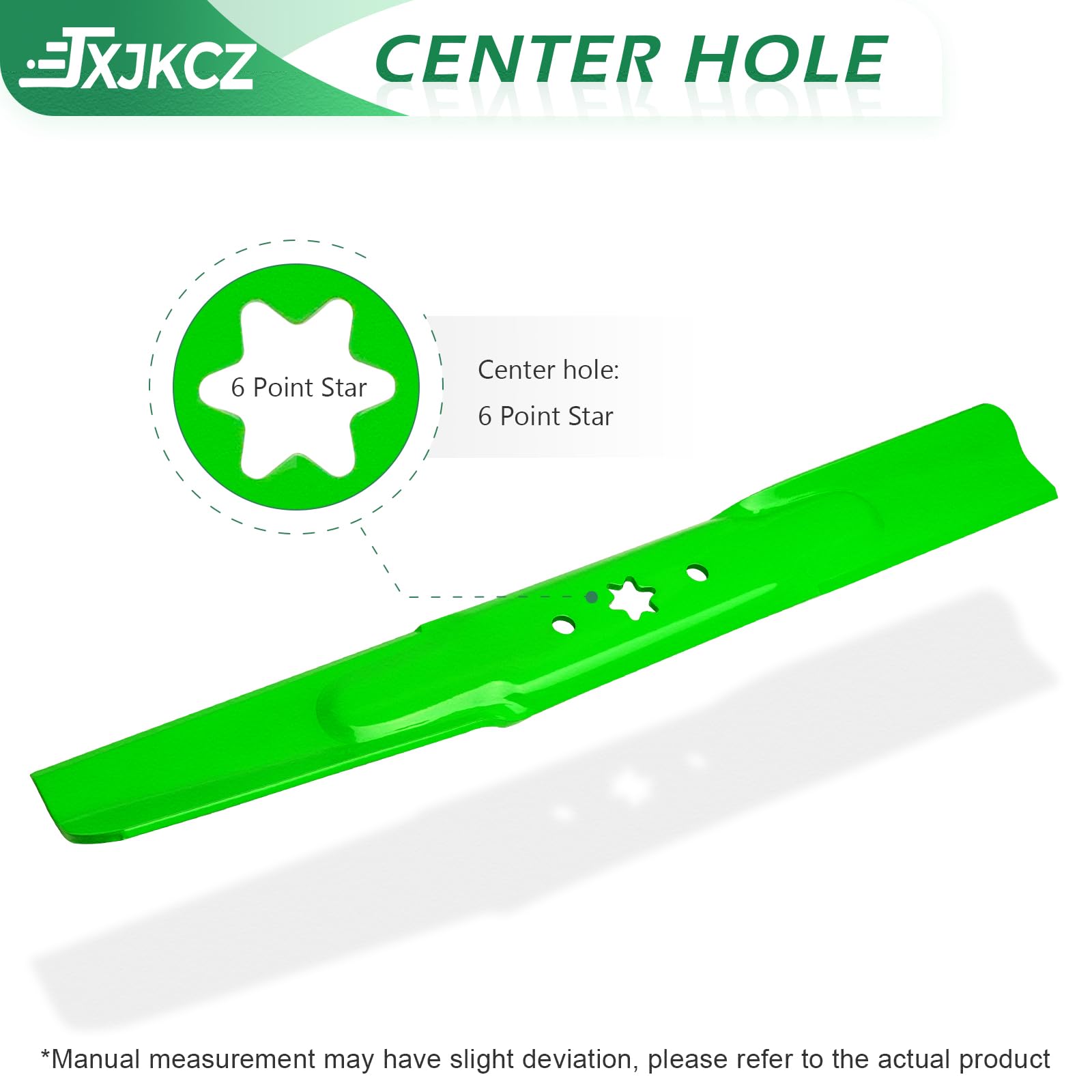 JXJKCZ Cub Cadet XT1-LT42 blades for even mowing.