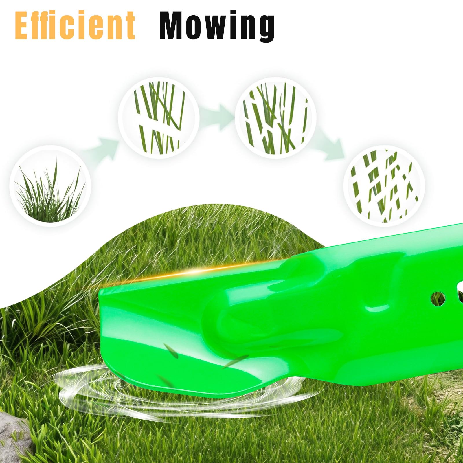 JXJKCZ sharp cutting edge for clean lawn tasks