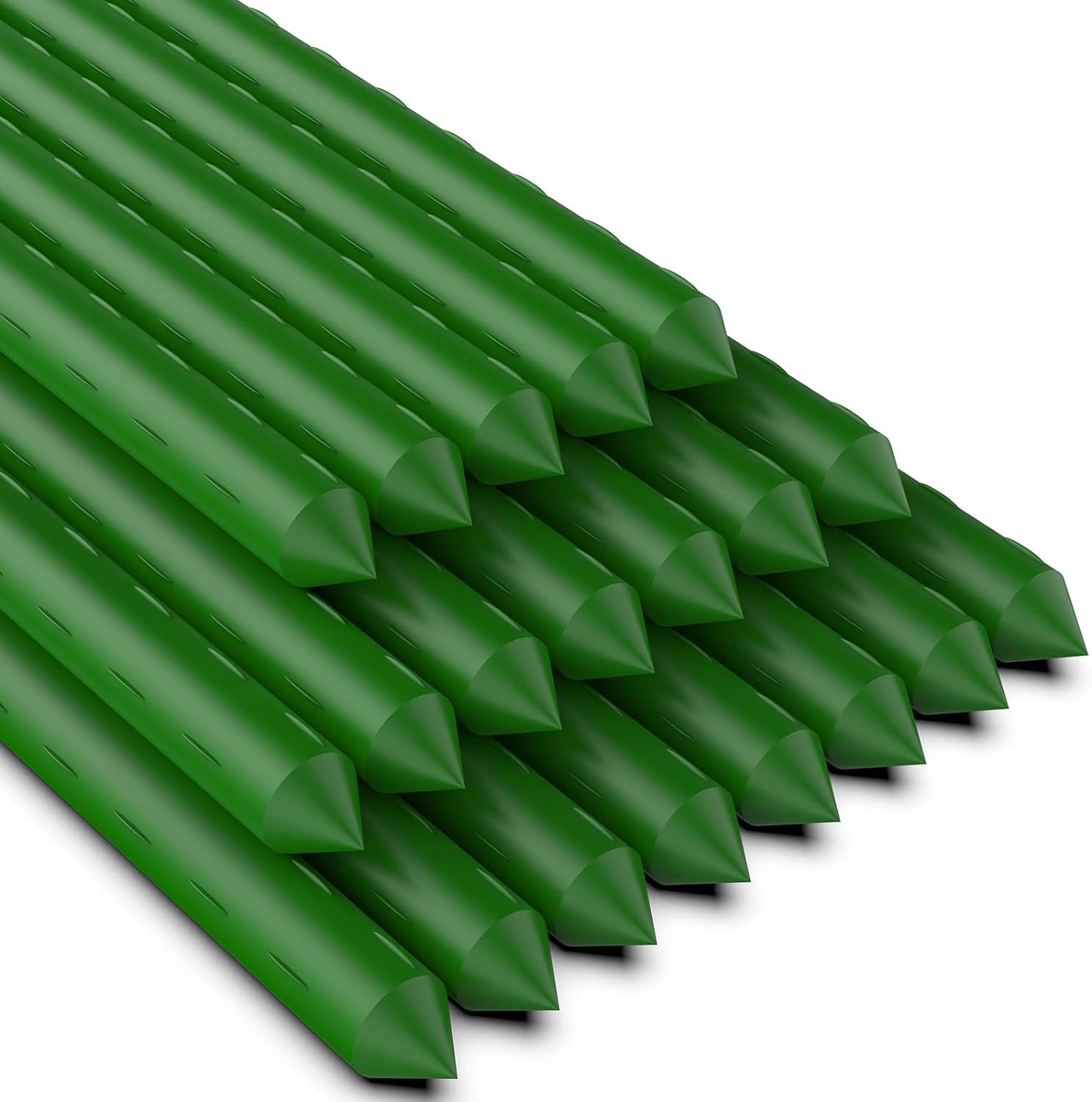 Jxrhy 6ft garden stake with sturdy design supports heavy tomato vines