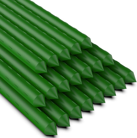 Jxrhy 6ft garden stake with sturdy design supports heavy tomato vines