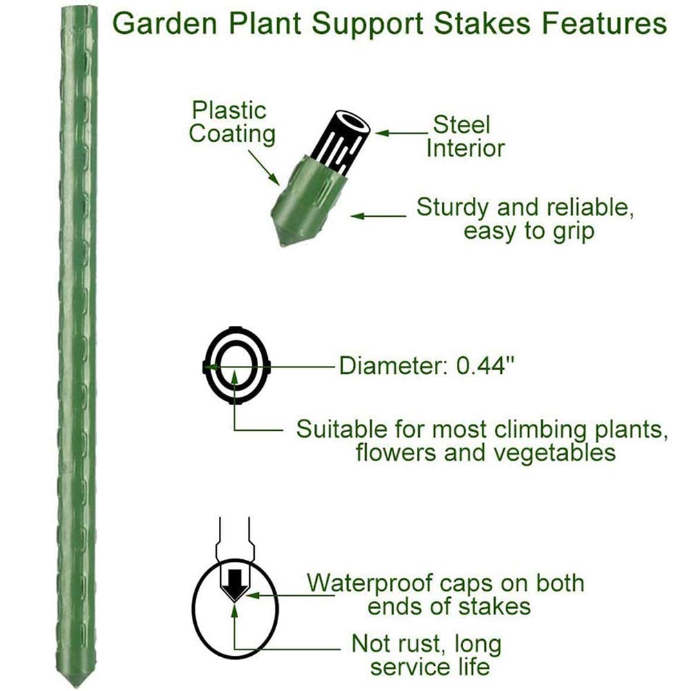 Jxrhy anti-slip surface helps secure climbing plants on varied terrain.