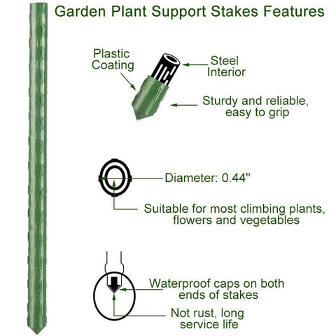 Jxrhy anti-slip surface helps secure climbing plants on varied terrain.