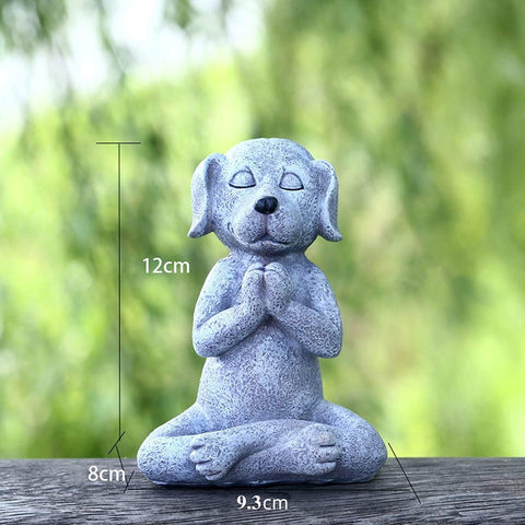 Jxueych Giftable dog figurine delights dog lovers and garden enthusiasts