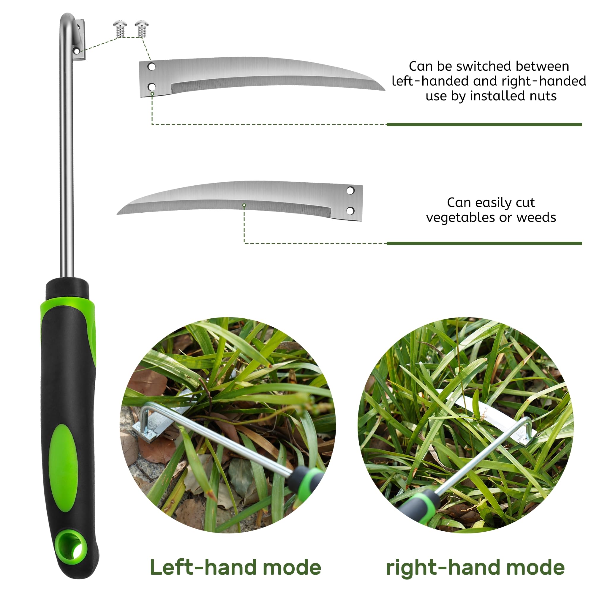 JXWENBYX four-teeth weed puller digs and loosens roots