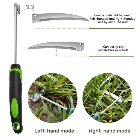 JXWENBYX four-teeth weed puller digs and loosens roots