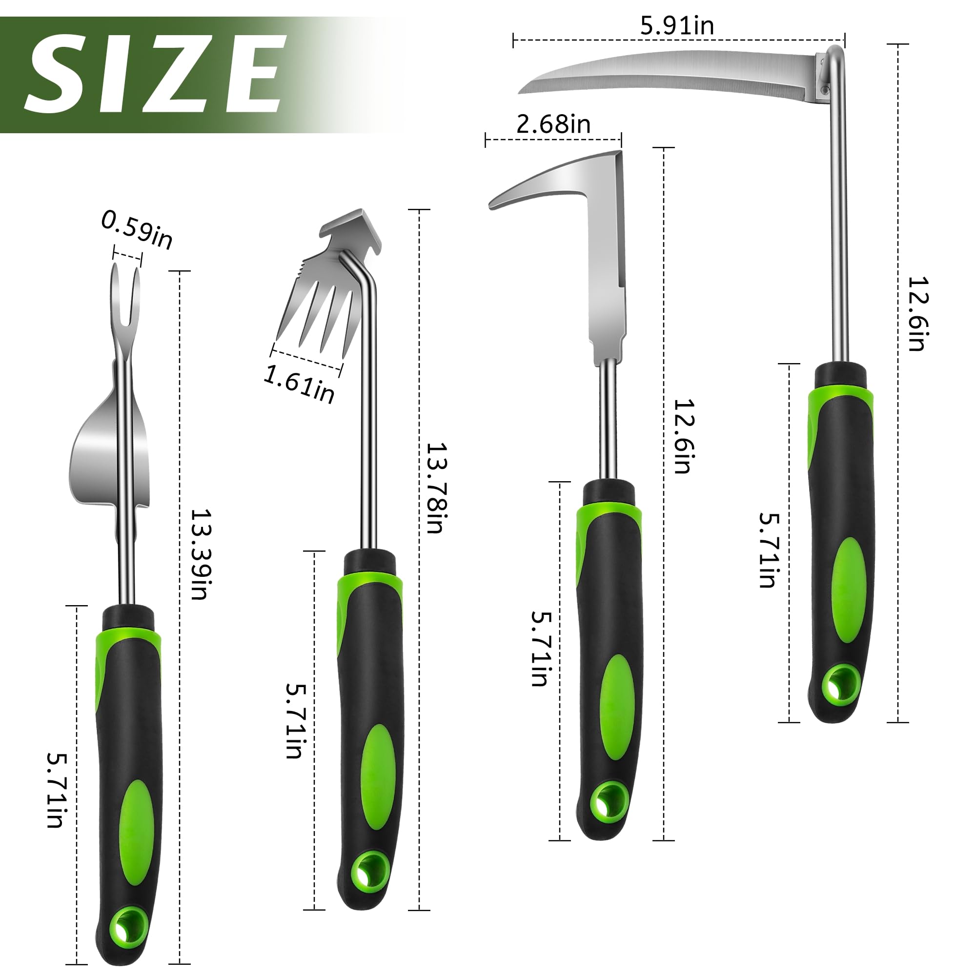 JXWENBYX stainless steel weed remover ensures durable, long-lasting garden care