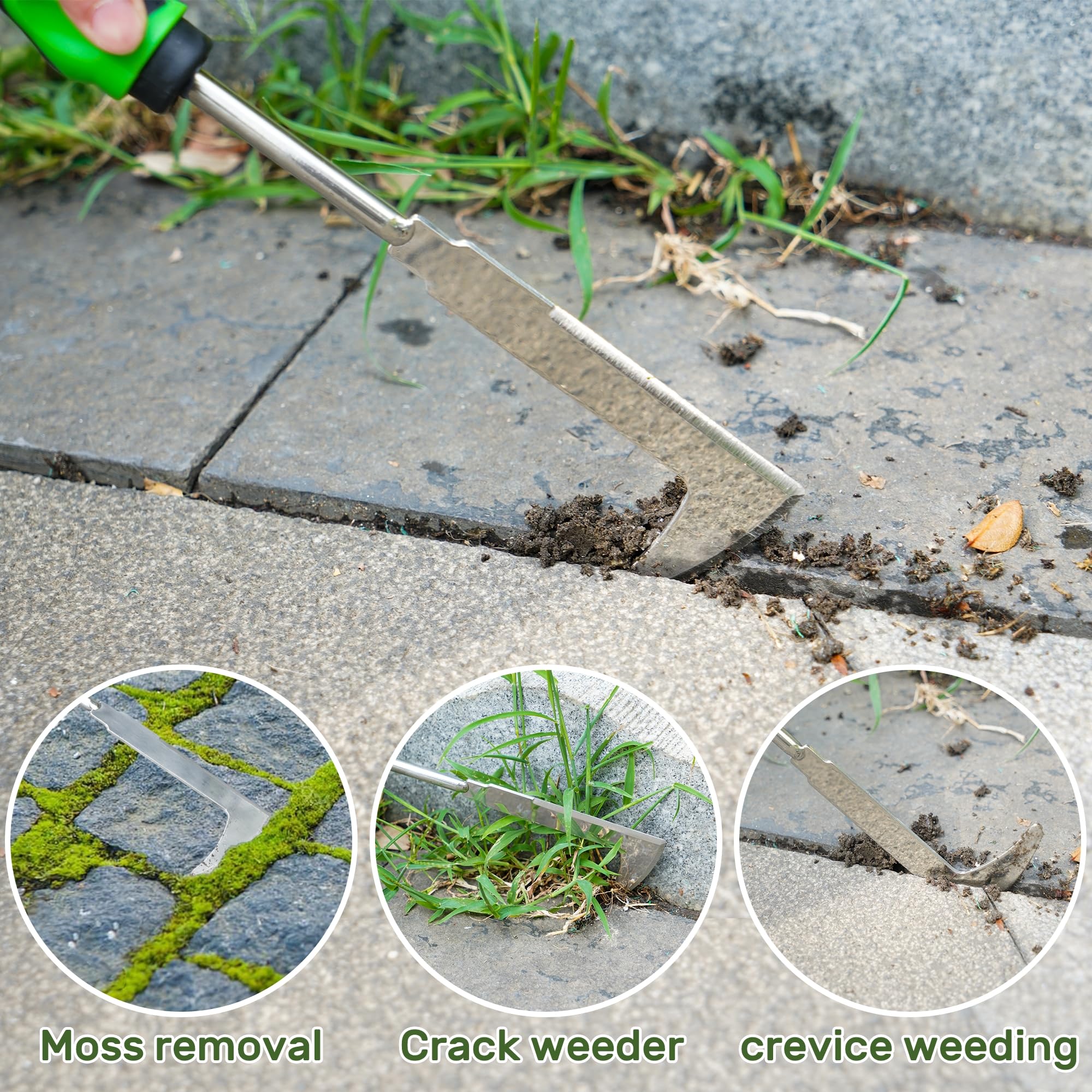 JXWENBYX v-shaped uprooting tool pries roots with leverage