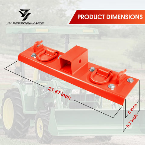 JY PERFORMANCE powder-coated steel orange hooks highlighting Rust resistance and durability