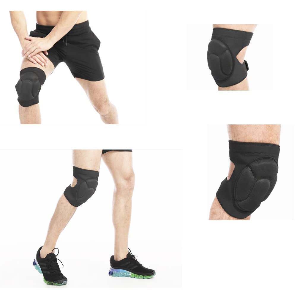 JYBTAA knee pads come in four sizes to fit different leg circumferences