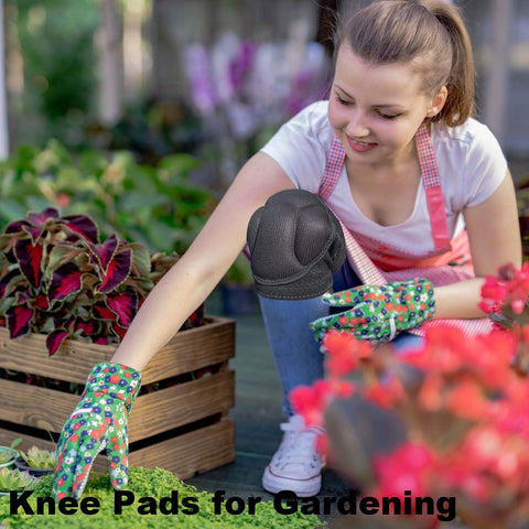 JYBTAA knee pads used for gardening and cleaning on concrete floors.