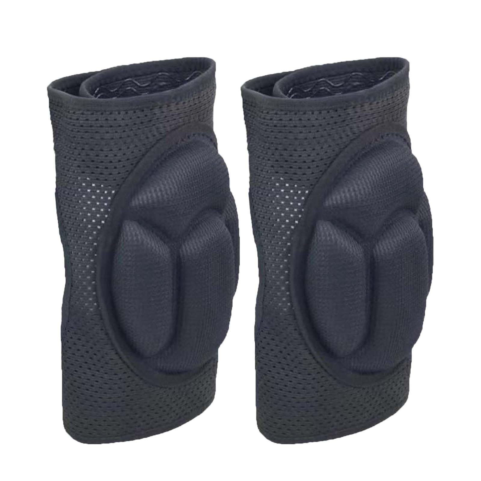 JYBTAA knee pads show inner silicone strips to prevent slipping.