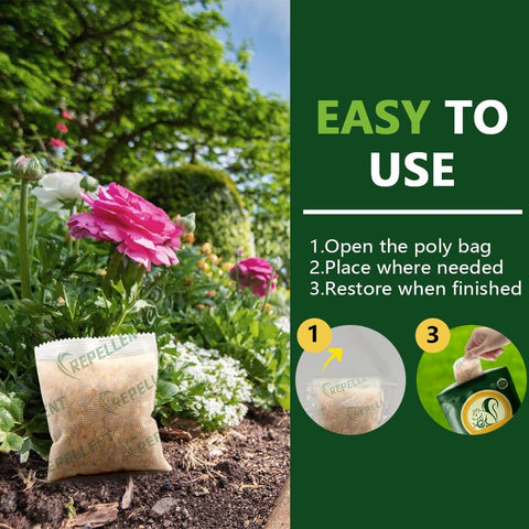 JYEVEWA Squirrel Repellent Granules Bag — convenient ready-to-use outdoor protection