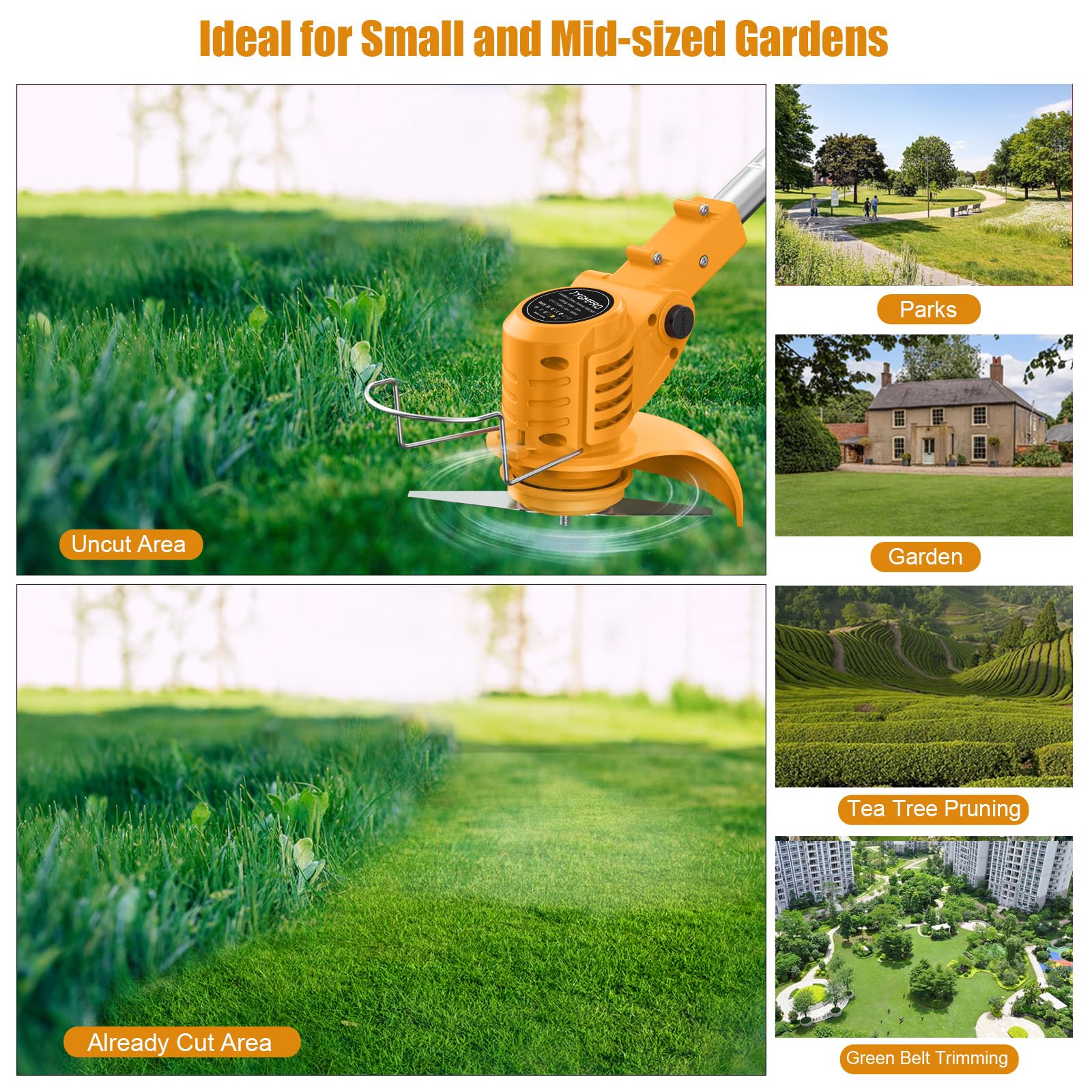 JYGMPRO dual safety locks prevent accidental activation during start-up.
