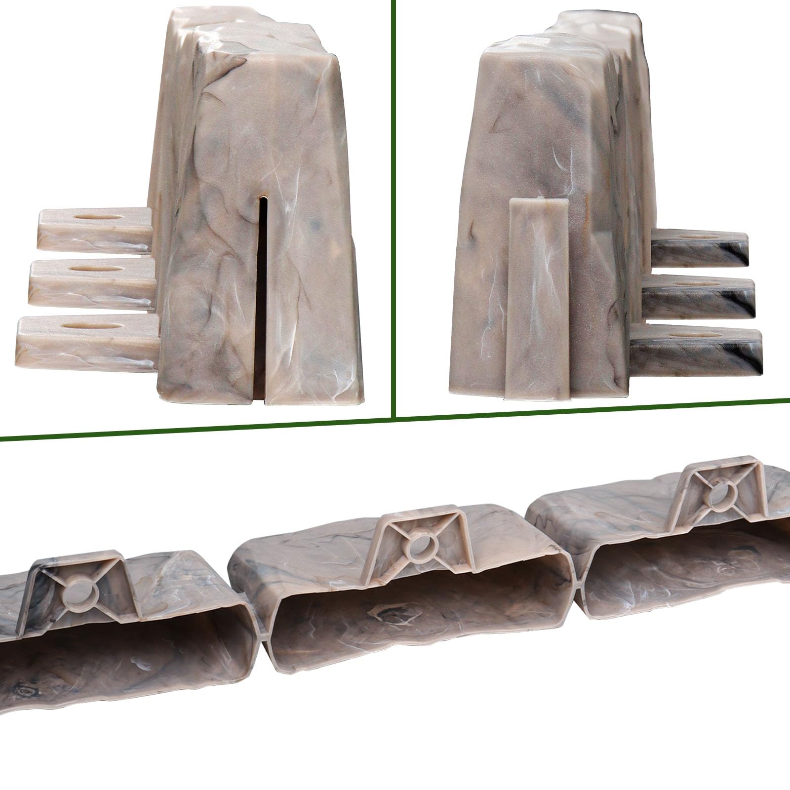 JYINCPED edging spikes secure borders quickly in any soil.