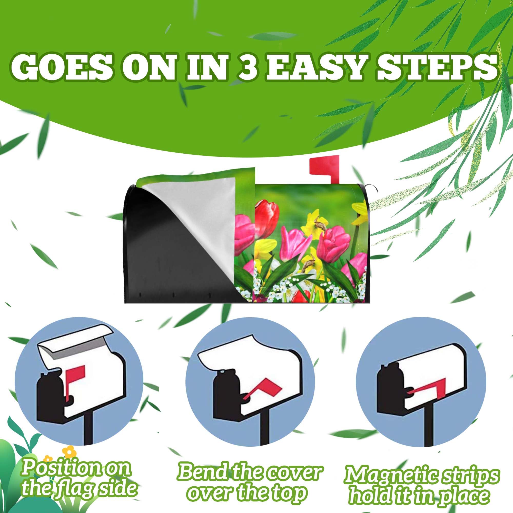 JYKCUL easy install with magnetic ends attaches without tools.