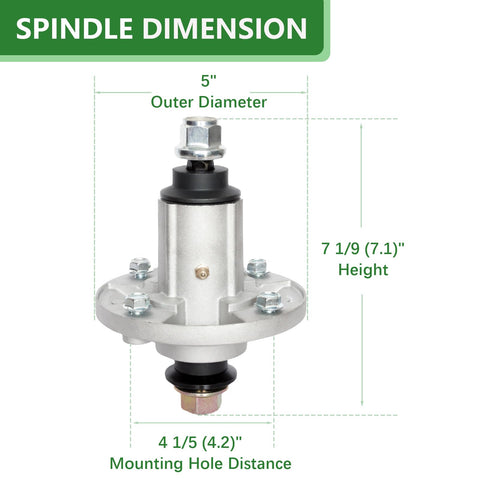 JYLEYJ 42-inch deck rebuild kit blade close-up for clean, precise cuts.