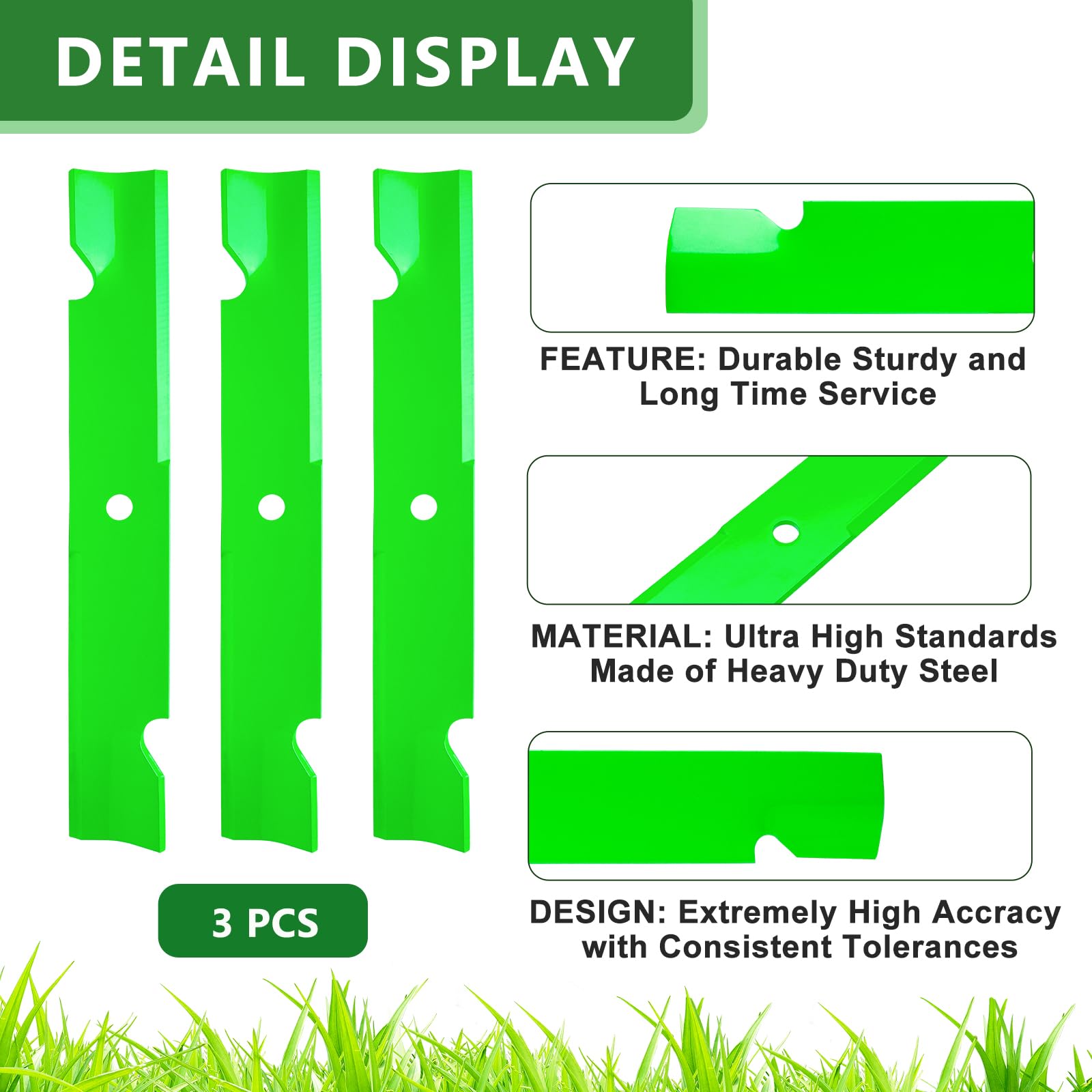 JYLEYJ 482878 blade dimensions with length and hole size