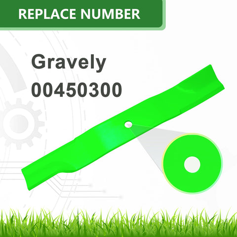 JYLEYJ Gravely Rapid XZ compatible blade demonstrates versatile mower fit.