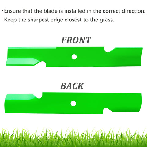 JYLEYJ 5/8-inch center hole fits most 48-inch mower decks.
