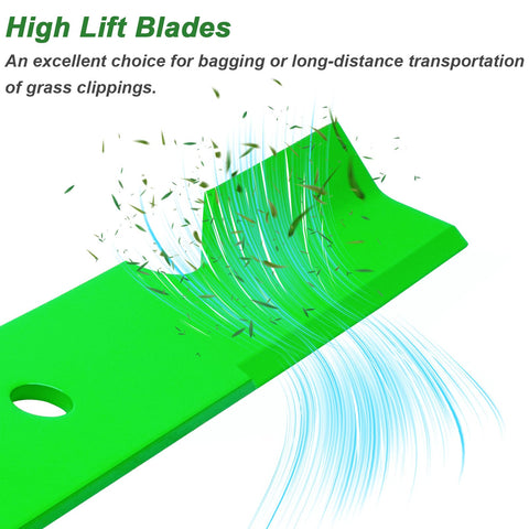 JYLEYJ high lift blade 3-pack shown for 48-inch mower decks.