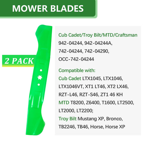 JYLEYJ high lift blade with 23-1/4 inch length for cleaner lawn mowing.