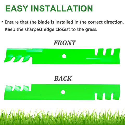 JYLEYJ Pro-Master 152Z blades compatible with a range of 52-inch mowers.