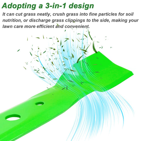 JYLEYJ Sabre 1948/2148 compatible blades promote even mulch distribution