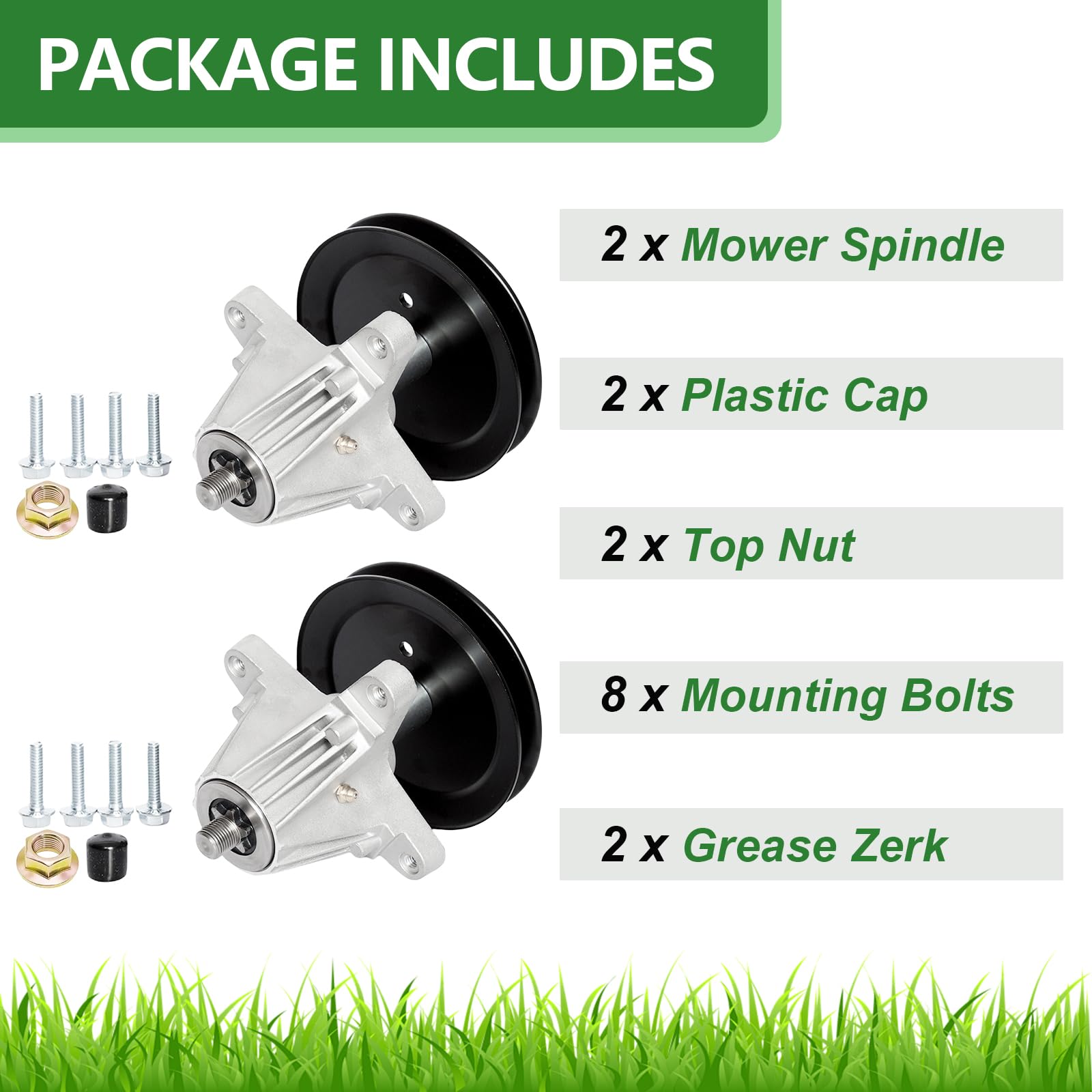 JYLEYJ aluminum spindle offers corrosion resistance and long service life.
