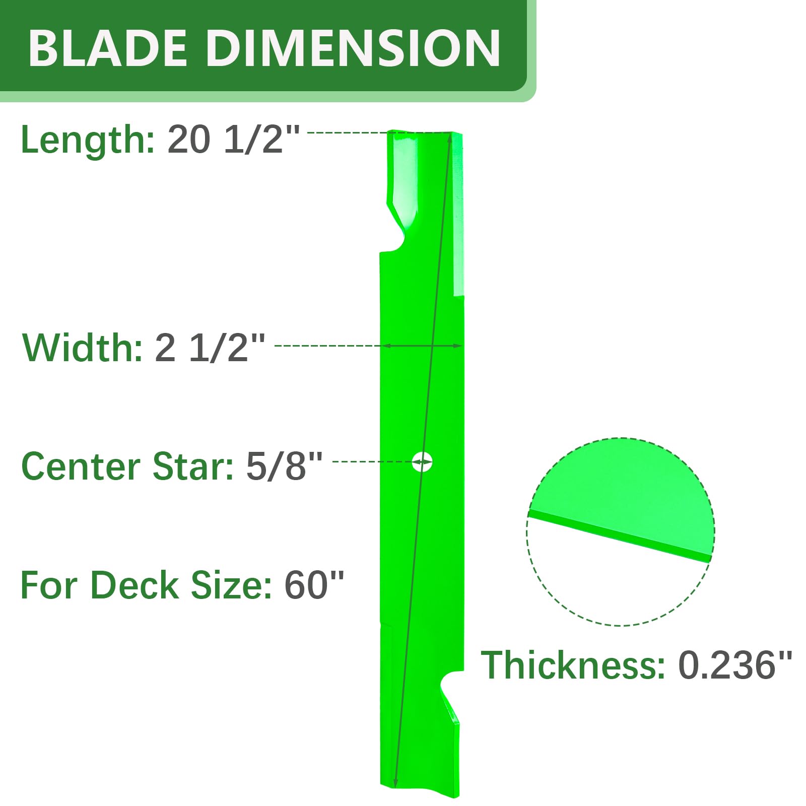 JYLEYJ three-pack blades compatible with TimeCutter and Titan mowers for flexible replacement.