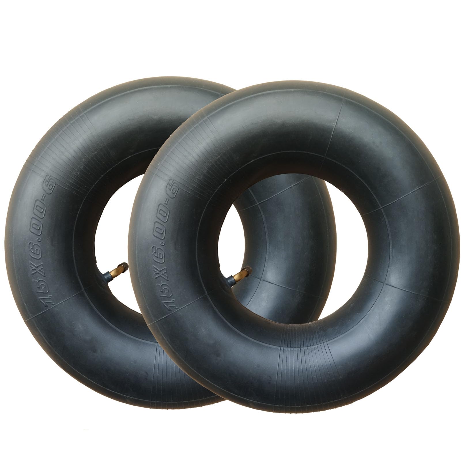 Jzcthg 15x6-6 inner tube with bent valve for lawn mowers.