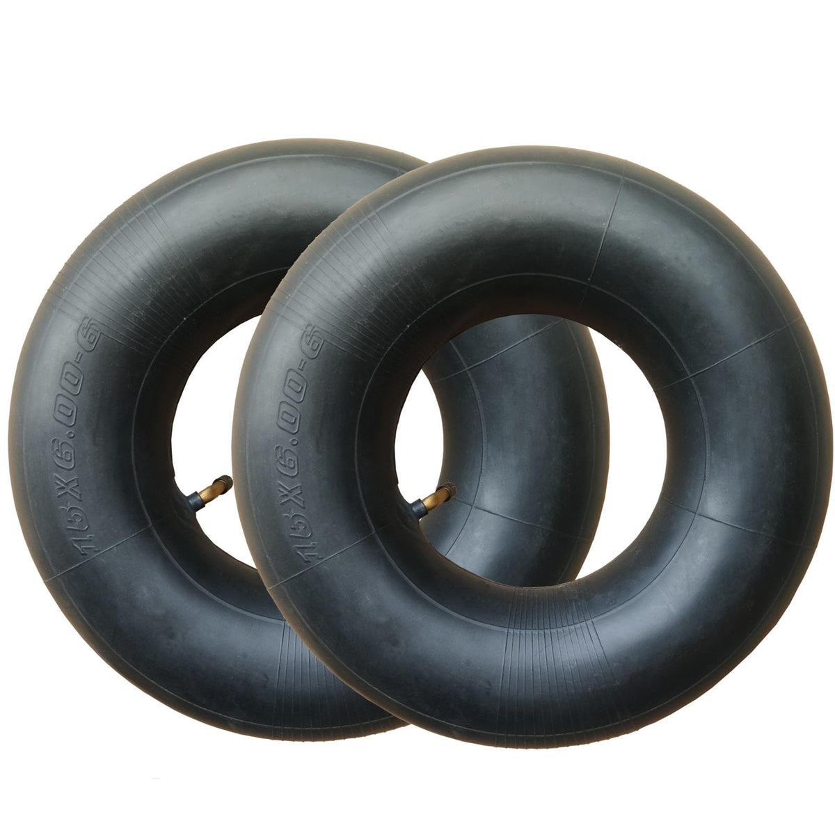 Jzcthg 15x6-6 inner tube with bent valve for lawn mowers.