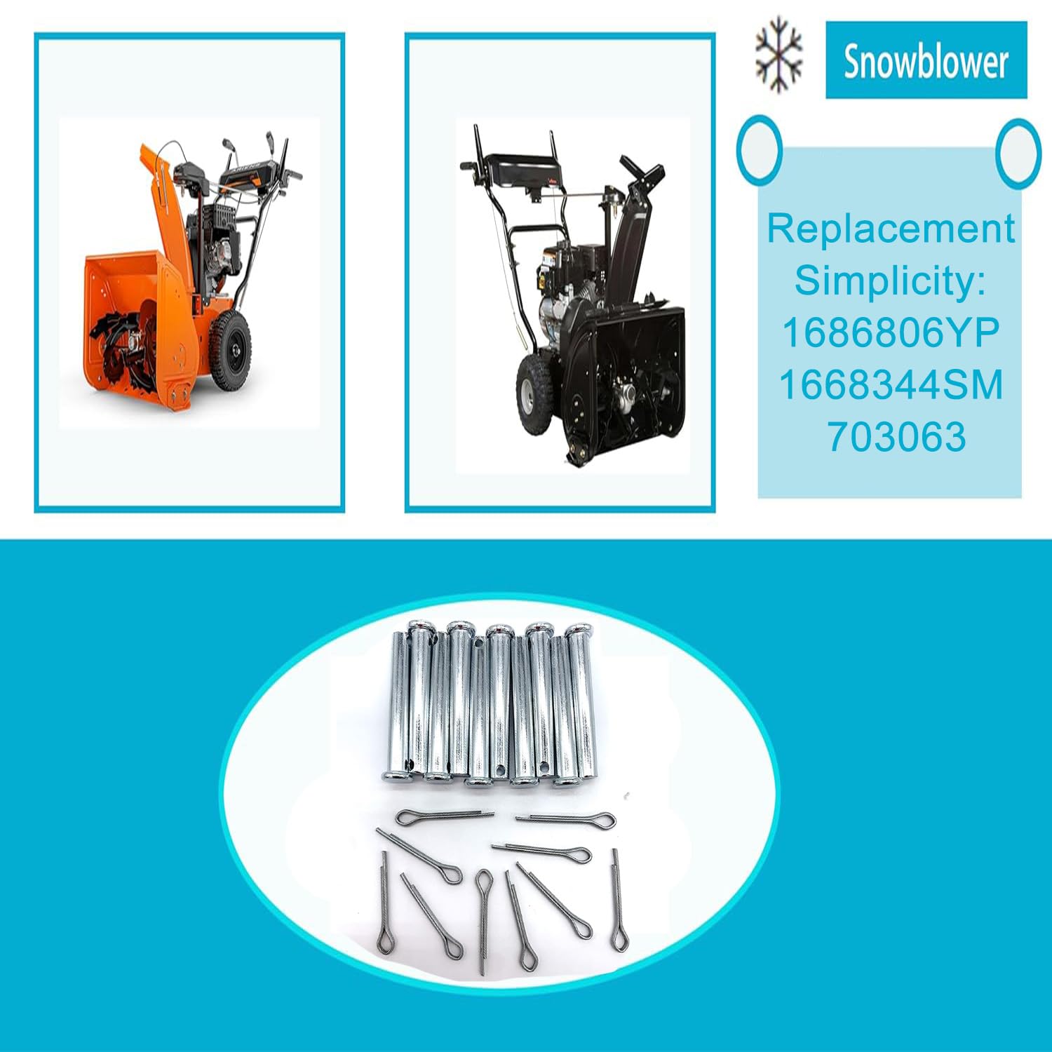 Jzenol 10-pin kit—organized parts for fast snow removal prep.