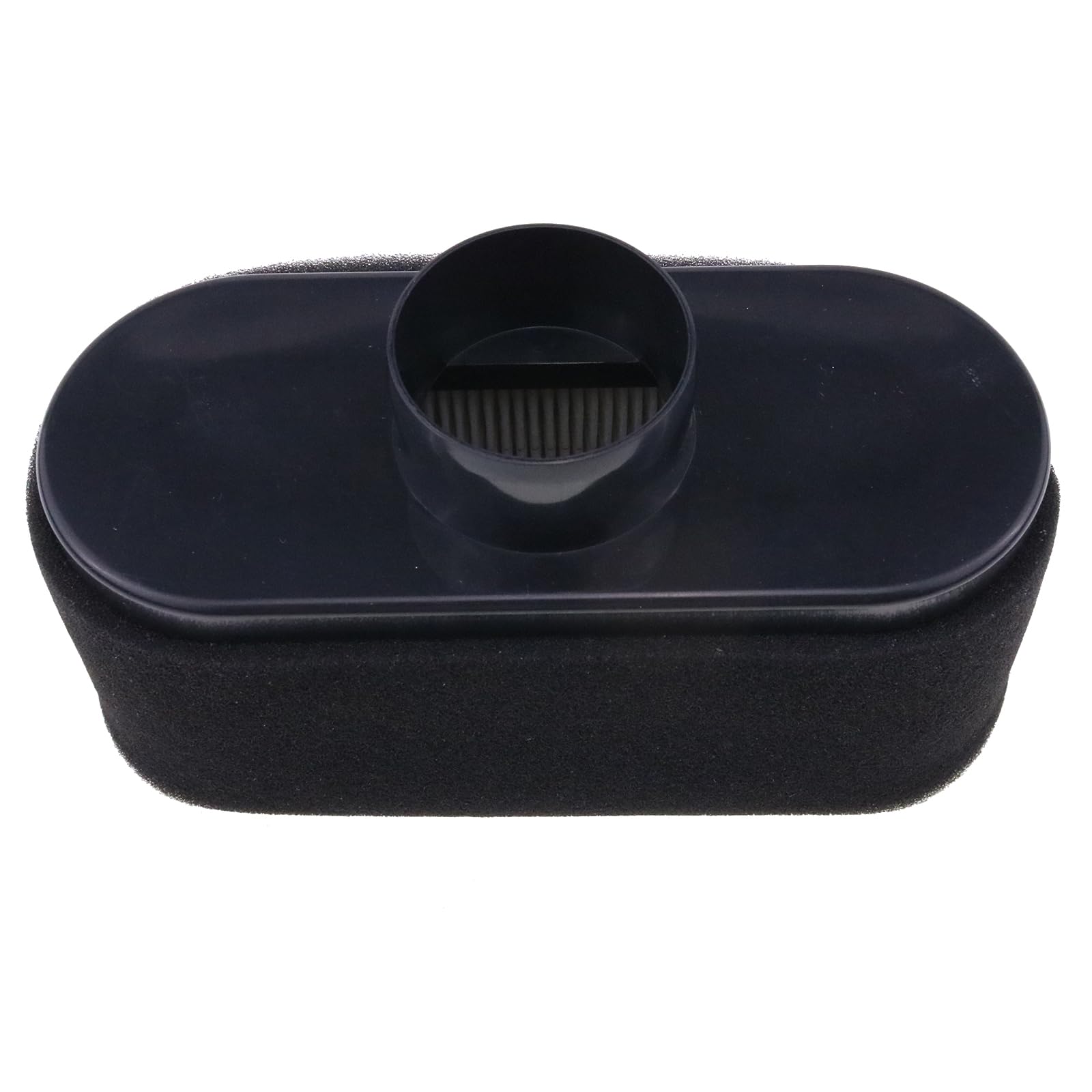 JZGRDN air filter installed in Bad Boy mower compartment for easy replacement.