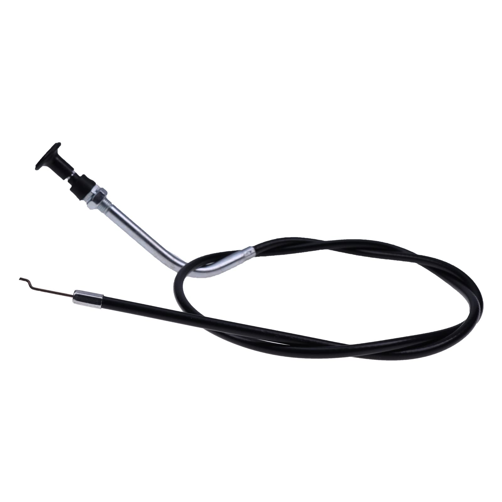 JZGRDN choke cable side view showing sturdy construction for Toro Timecutter compatibility.
