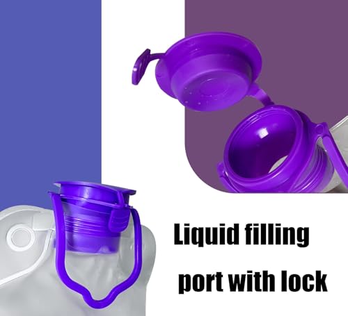 JZRYL transparent graduations bag highlights visibility of remaining liquid