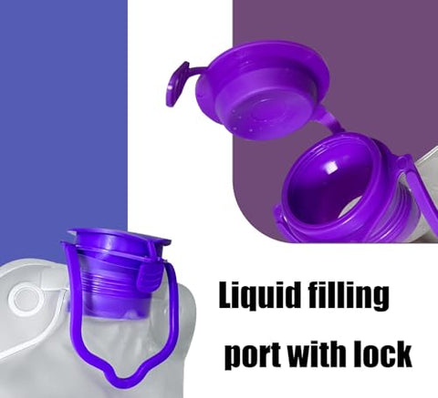 JZRYL transparent graduations bag highlights visibility of remaining liquid