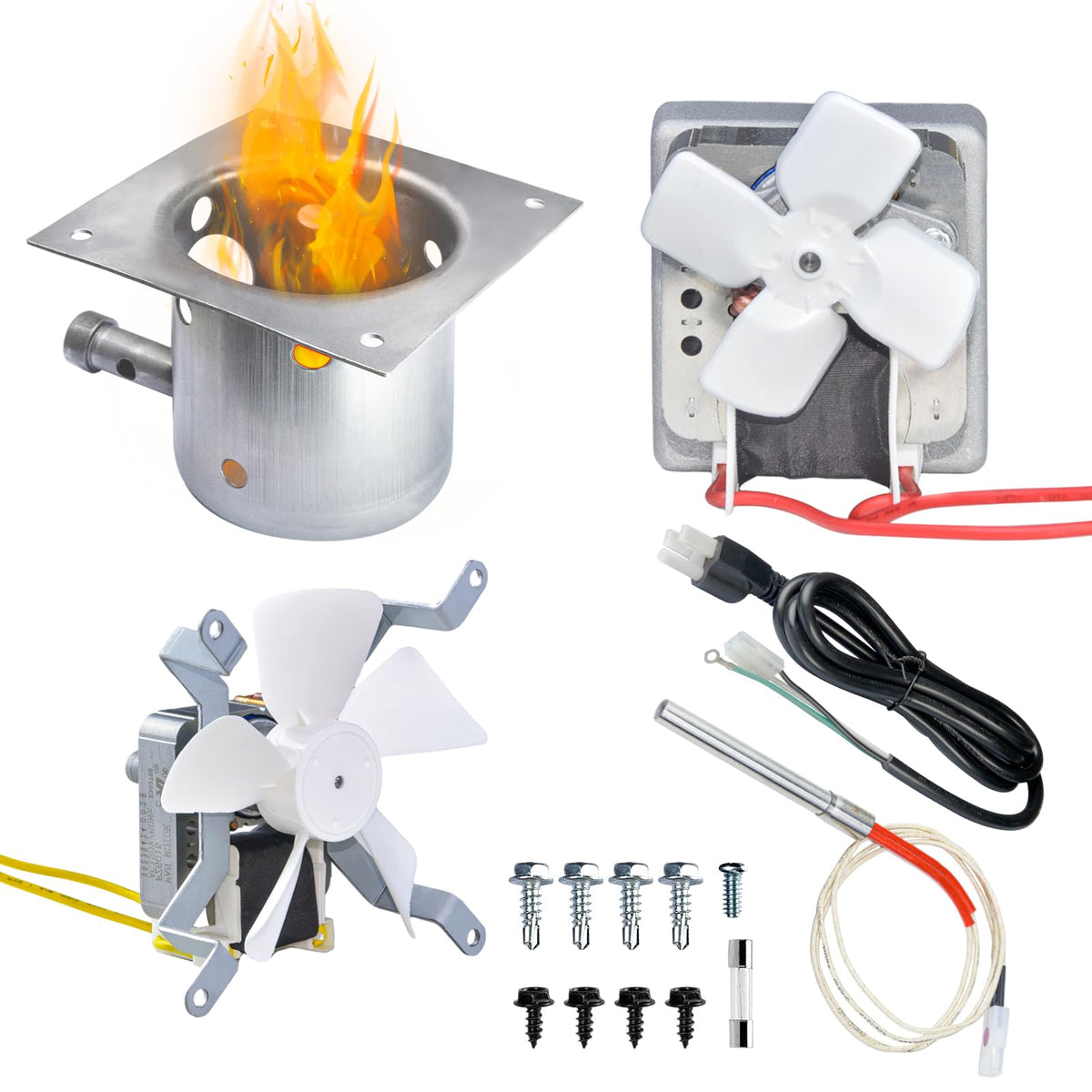 JZW-Shop 2.0RPM auger motor for steadier temps and faster startup.